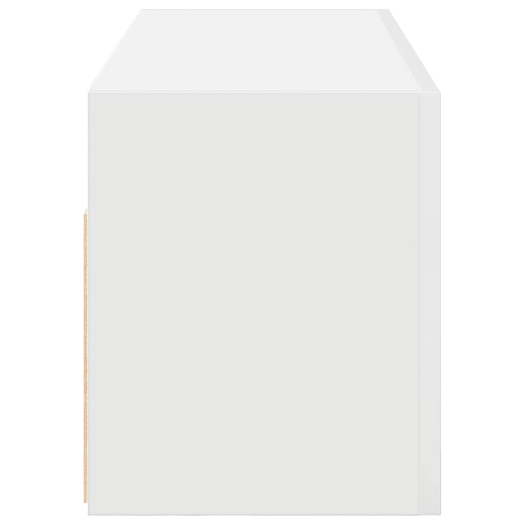 vidaXL Bathroom Wall Cabinet White 80x25x30 cm Engineered Wood