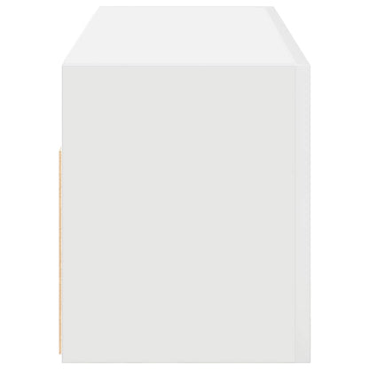 vidaXL Bathroom Wall Cabinet White 80x25x30 cm Engineered Wood
