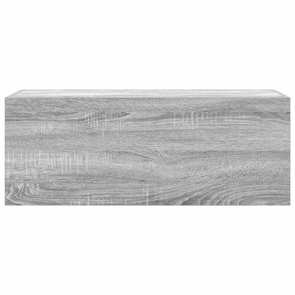 vidaXL Bathroom Wall Cabinet Grey Sonoma 80x25x30 cm Engineered Wood