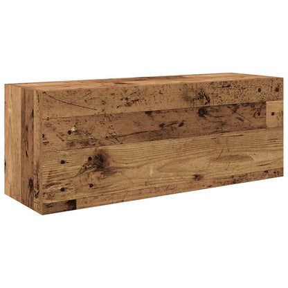 vidaXL Bathroom Wall Cabinet Old Wood 80x25x30 cm Engineered Wood