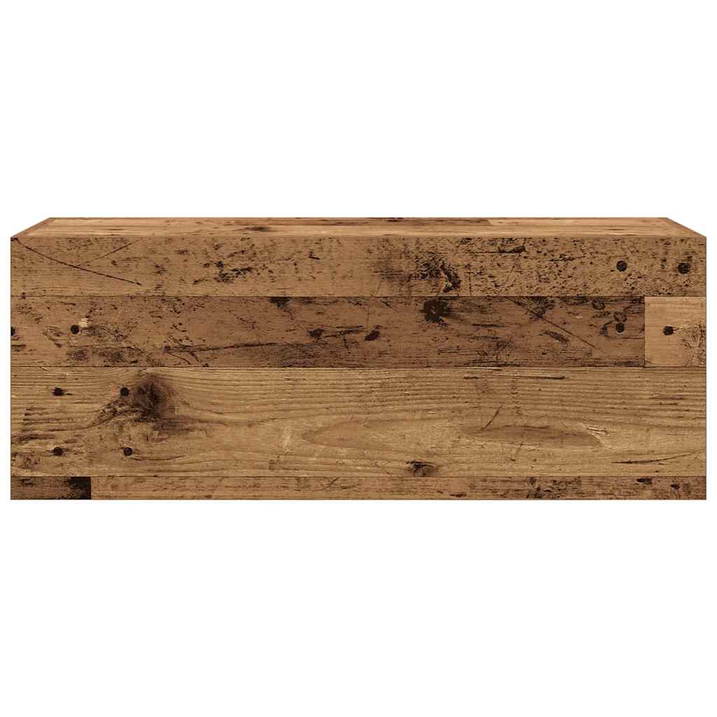 vidaXL Bathroom Wall Cabinet Old Wood 80x25x30 cm Engineered Wood