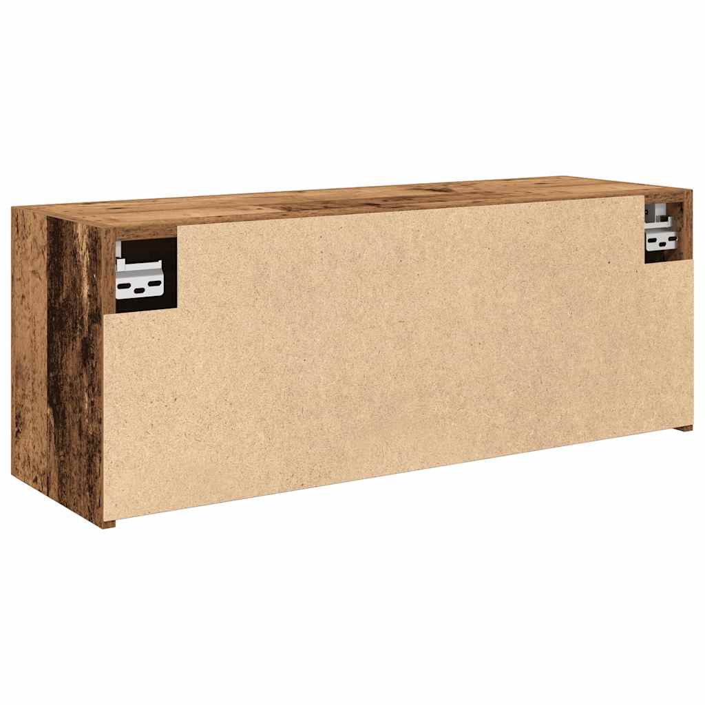 vidaXL Bathroom Wall Cabinet Old Wood 80x25x30 cm Engineered Wood