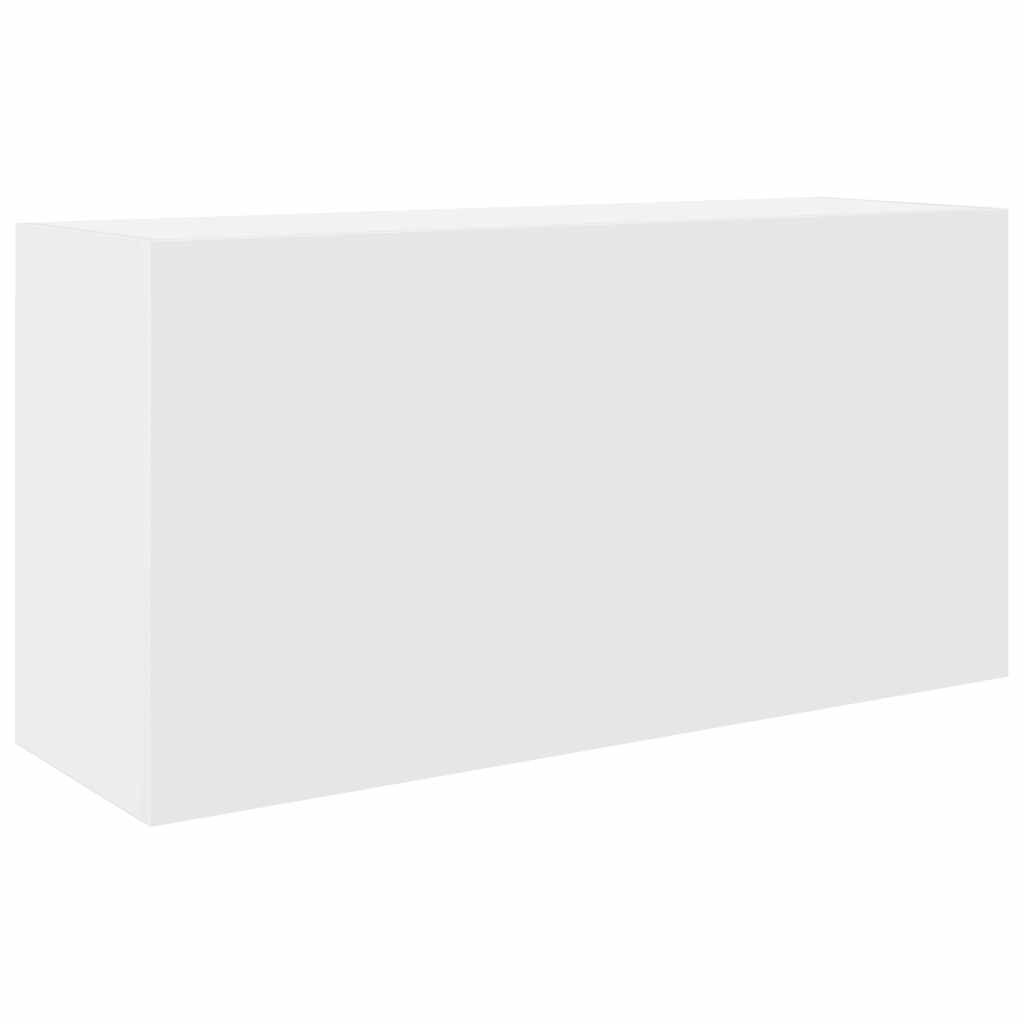vidaXL Bathroom Wall Cabinet White 80x25x40 cm Engineered Wood