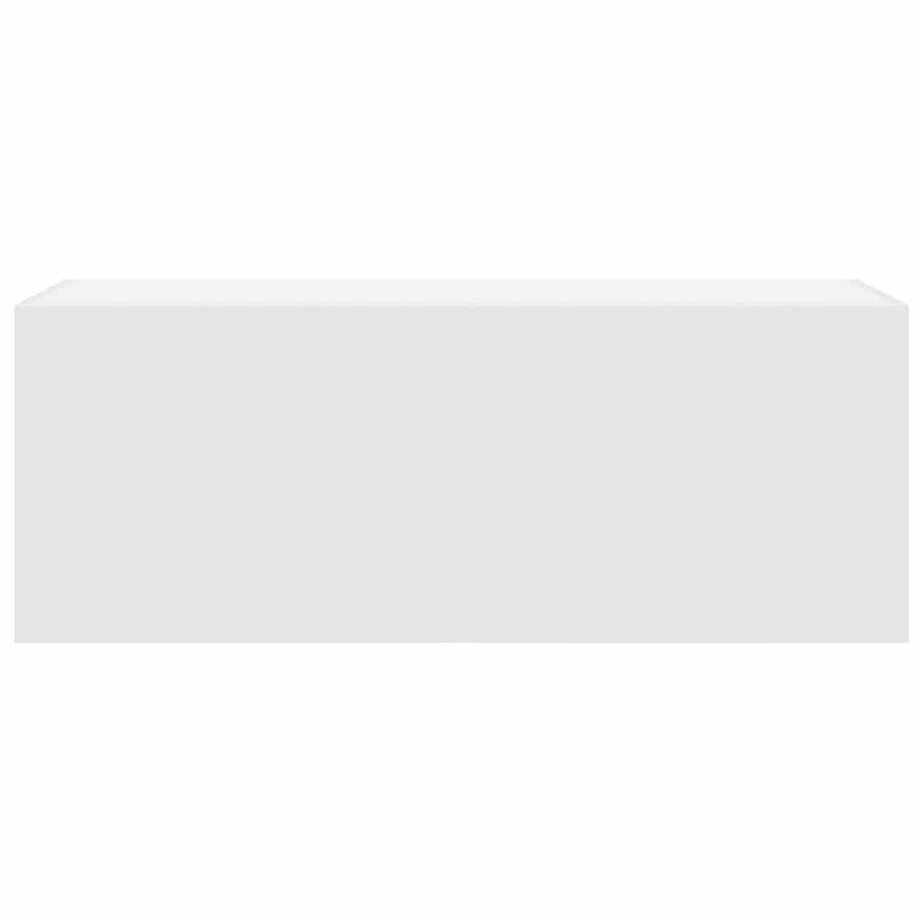 vidaXL Bathroom Wall Cabinet White 80x25x40 cm Engineered Wood