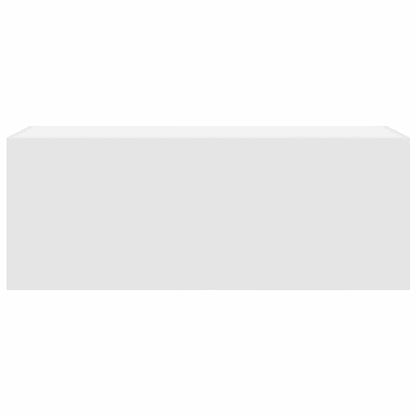 vidaXL Bathroom Wall Cabinet White 80x25x40 cm Engineered Wood