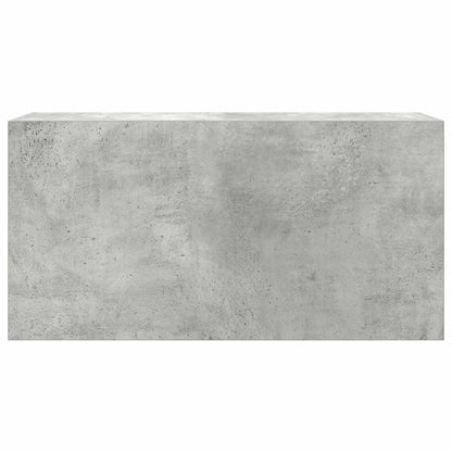 vidaXL Bathroom Wall Cabinet Concrete Grey 80x25x40 cm Engineered Wood