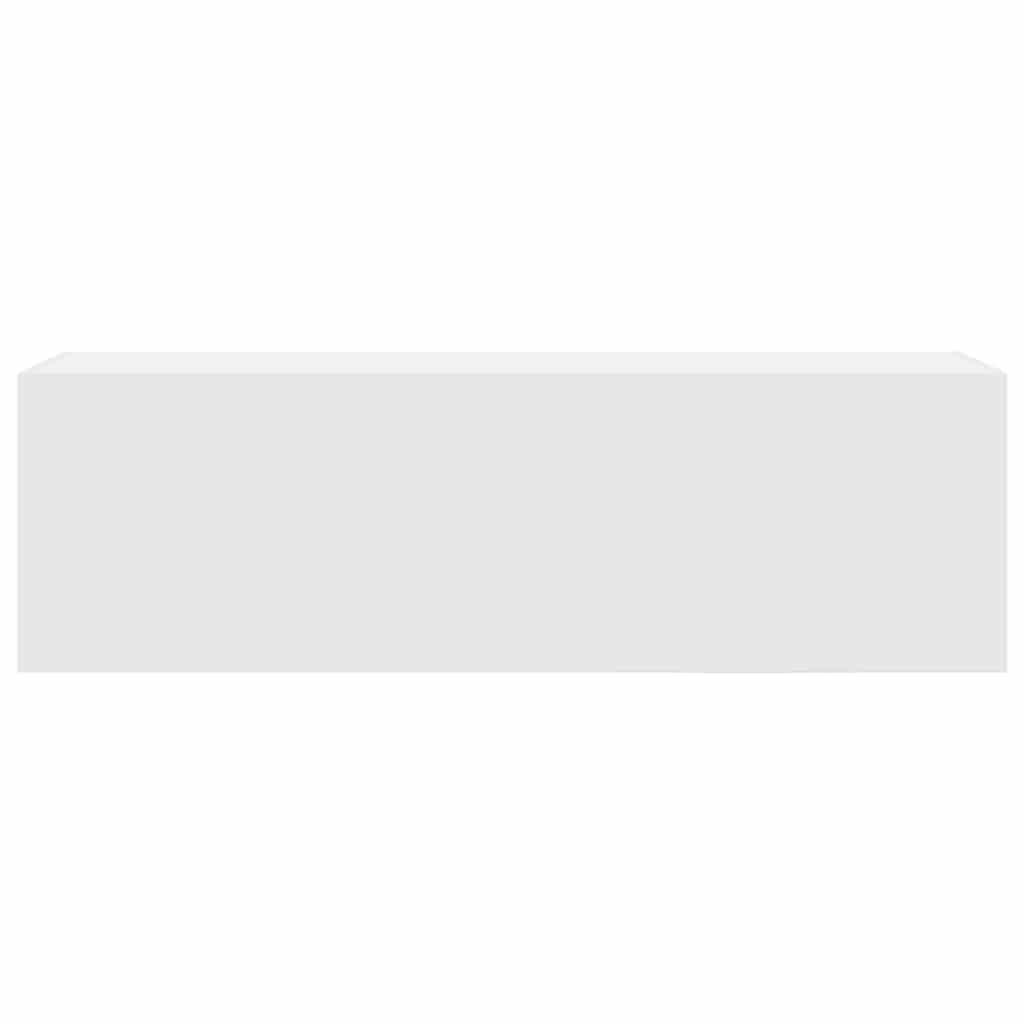 vidaXL Bathroom Wall Cabinet White 100x25x30 cm Engineered Wood