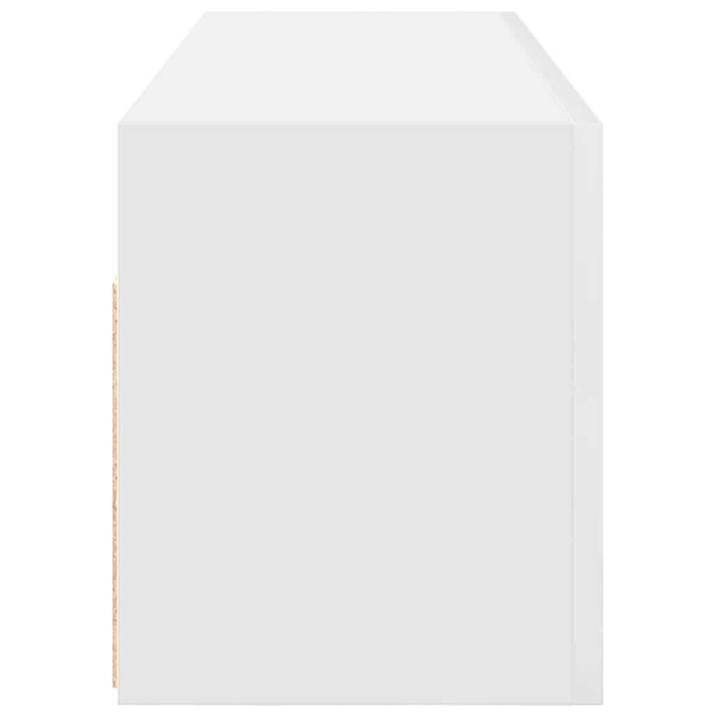 vidaXL Bathroom Wall Cabinet White 100x25x30 cm Engineered Wood