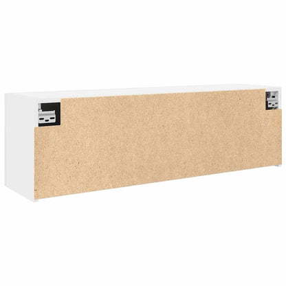 vidaXL Bathroom Wall Cabinet White 100x25x30 cm Engineered Wood