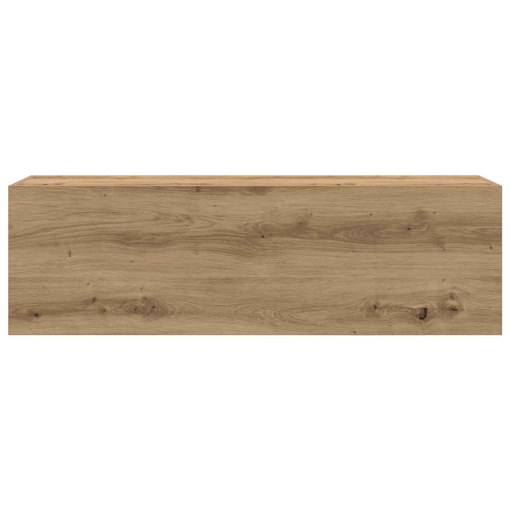 vidaXL Bathroom Wall Cabinet Artisan Oak 100x25x30 cm Engineered Wood