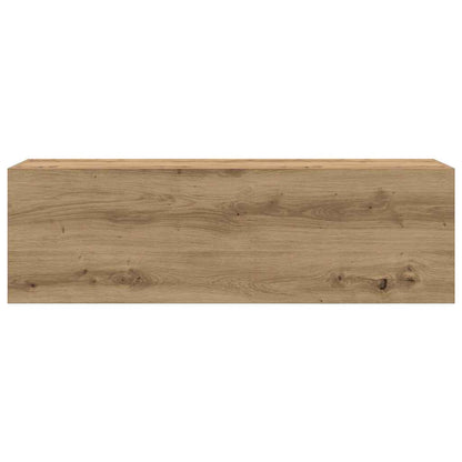 vidaXL Bathroom Wall Cabinet Artisan Oak 100x25x30 cm Engineered Wood