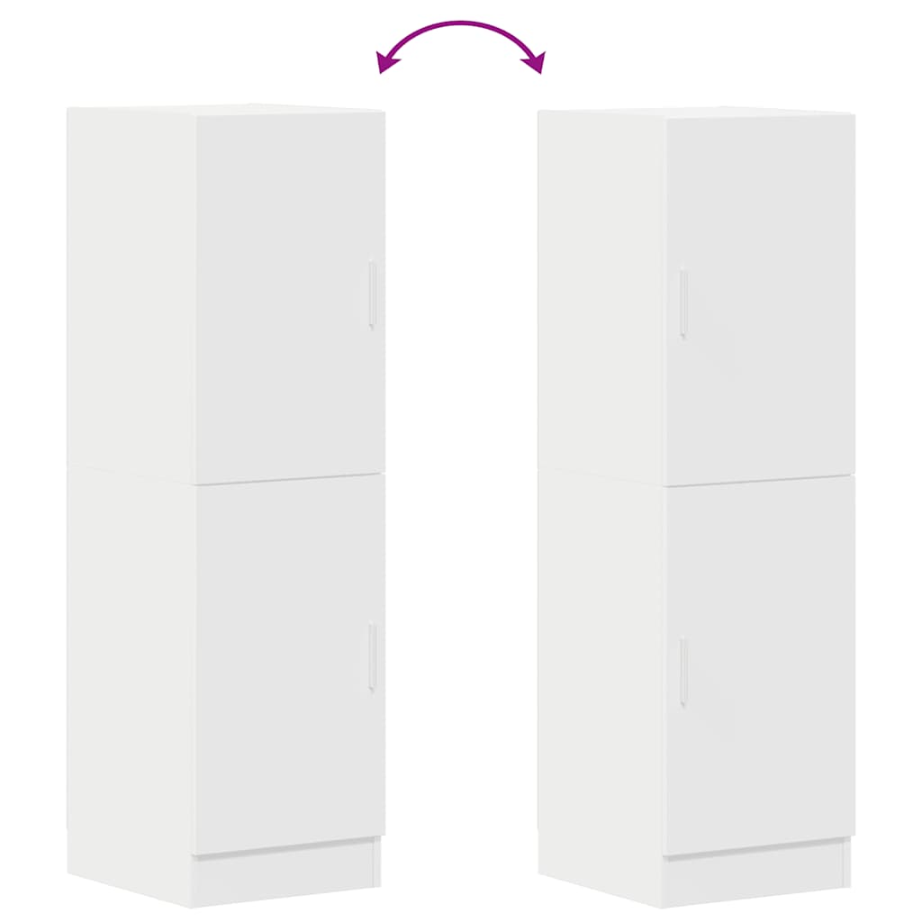 vidaXL Kitchen Cabinet White 38x41.5x131.5 cm Engineered Wood