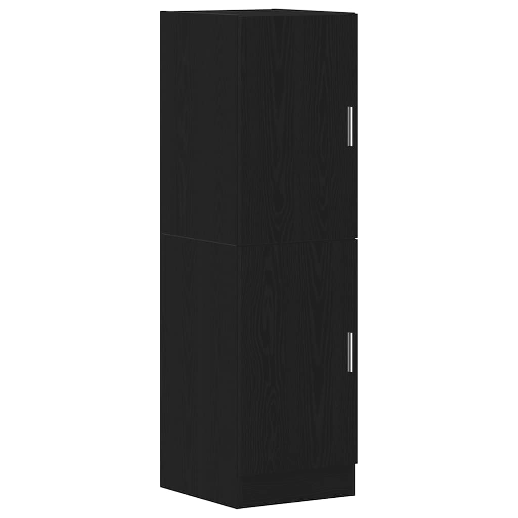 vidaXL Kitchen Cabinet Black 38x41.5x131.5 cm Engineered Wood