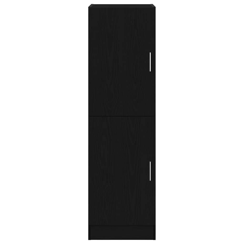 vidaXL Kitchen Cabinet Black 38x41.5x131.5 cm Engineered Wood