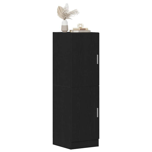vidaXL Kitchen Cabinet Black 38x41,5x131,5 cm Engineered Wood