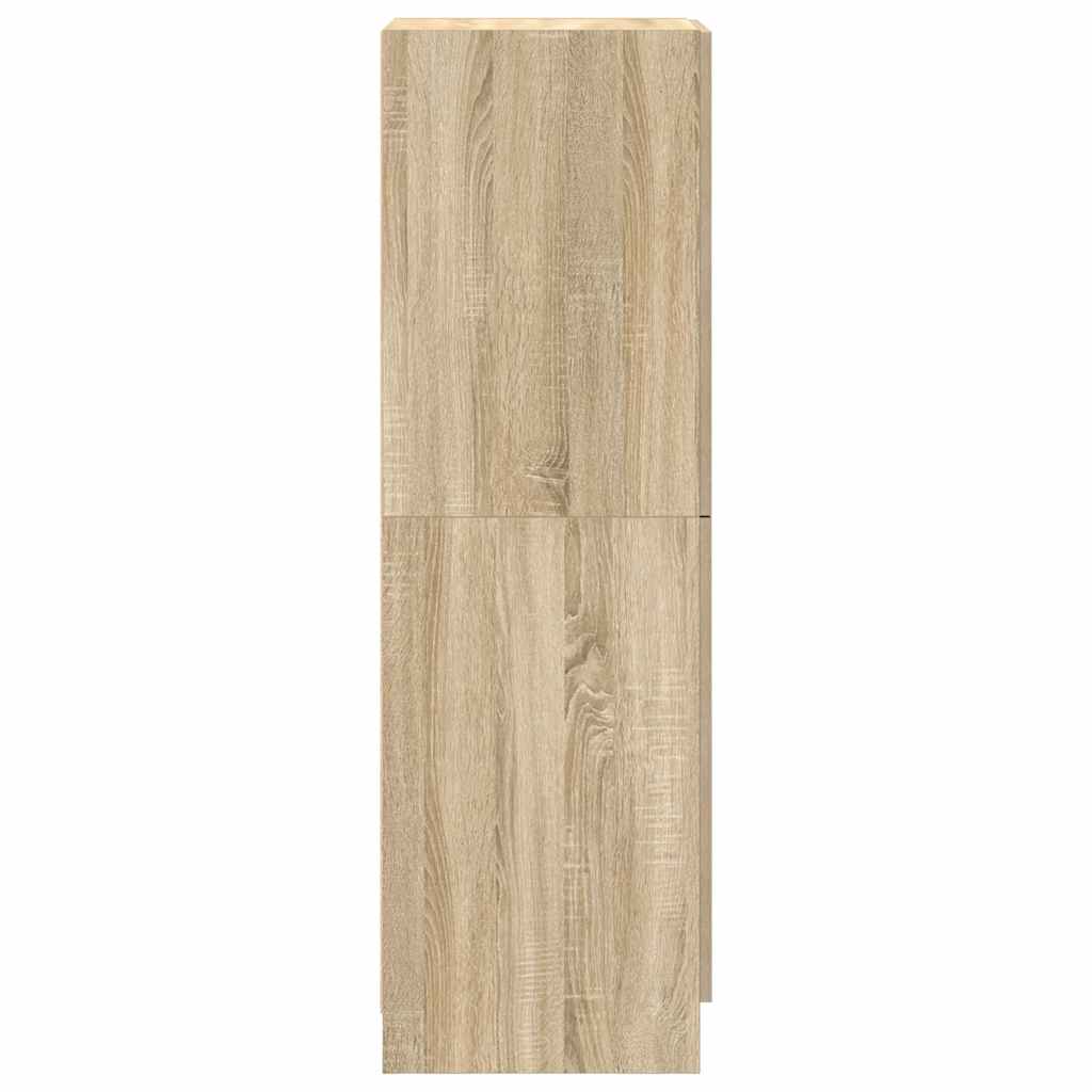 vidaXL Kitchen Cabinet Sonoma Oak 38x41.5x131.5 cm Engineered Wood