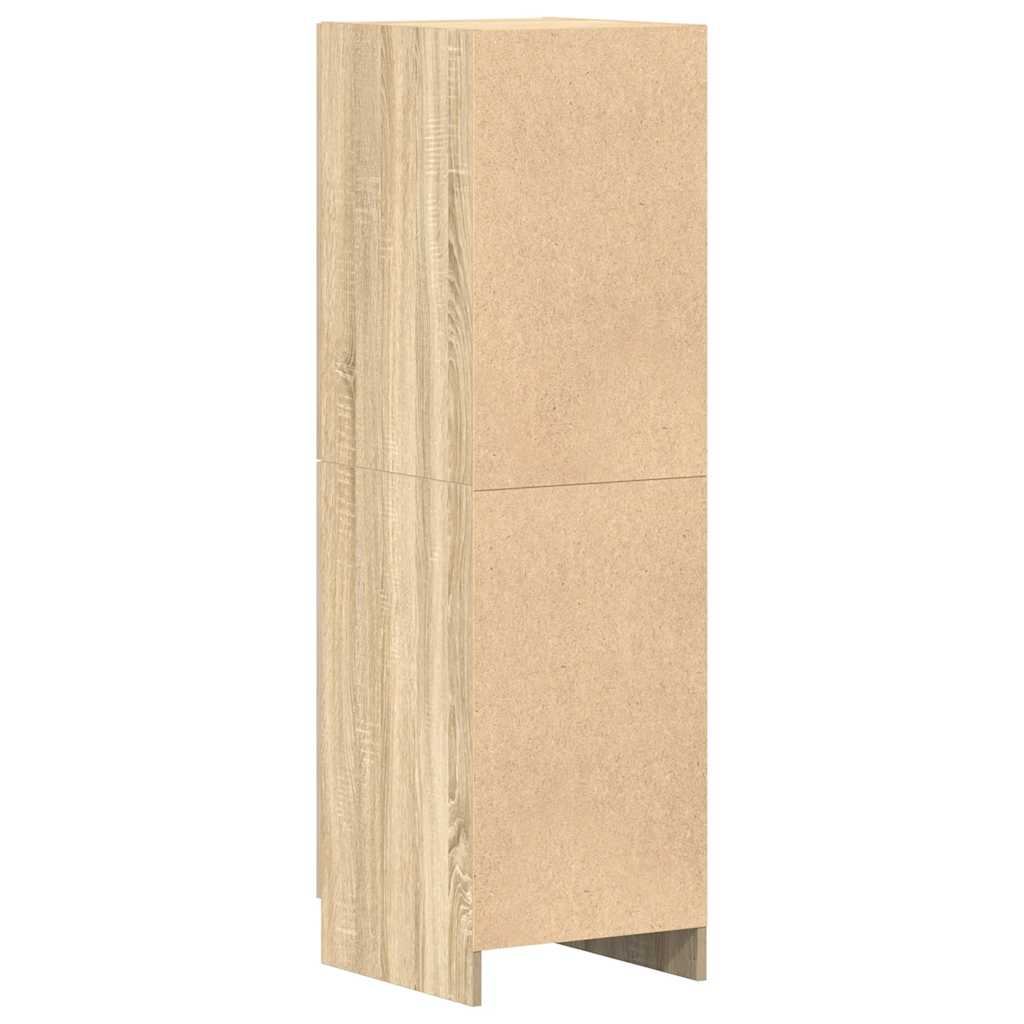 vidaXL Kitchen Cabinet Sonoma Oak 38x41.5x131.5 cm Engineered Wood