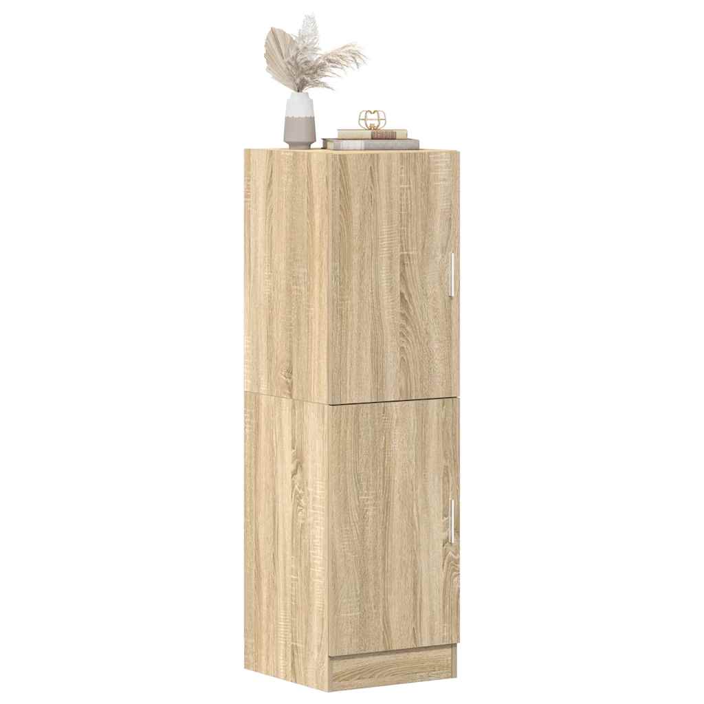 vidaXL Kitchen Cabinet Sonoma Oak 38x41.5x131.5 cm Engineered Wood
