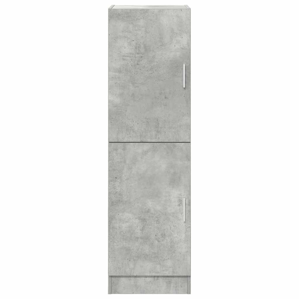 vidaXL Kitchen Cabinet Concrete Grey 38x41.5x131.5 cm Engineered Wood