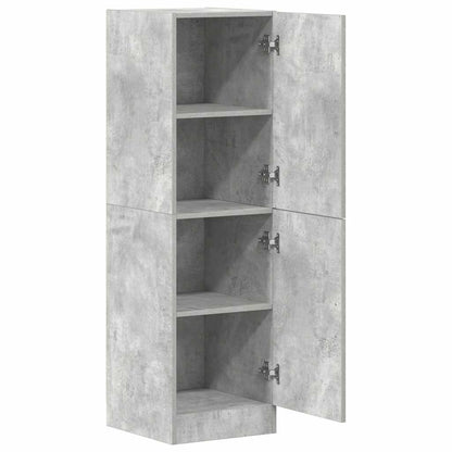 vidaXL Kitchen Cabinet Concrete Grey 38x41.5x131.5 cm Engineered Wood