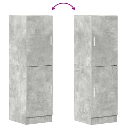vidaXL Kitchen Cabinet Concrete Grey 38x41.5x131.5 cm Engineered Wood