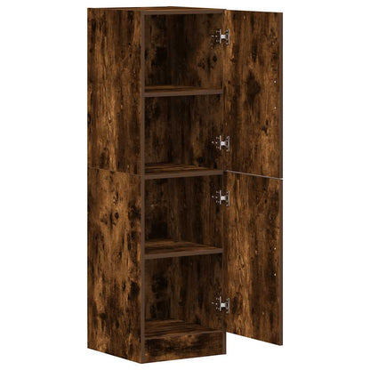 vidaXL Kitchen Cabinet Smoked Oak 38x41.5x131.5 cm Engineered Wood
