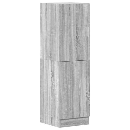 vidaXL Kitchen Cabinet Grey Sonoma 38x41.5x131.5 cm Engineered Wood