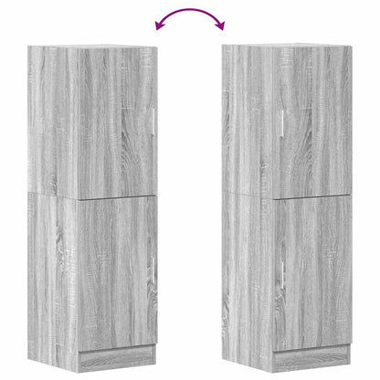 vidaXL Kitchen Cabinet Grey Sonoma 38x41.5x131.5 cm Engineered Wood