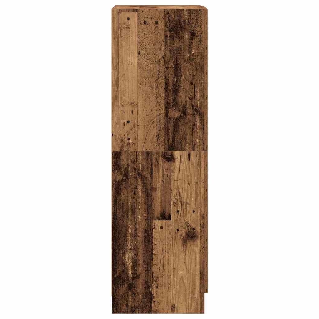 vidaXL Kitchen Cabinet Old Wood 38x41.5x131.5 cm Engineered Wood
