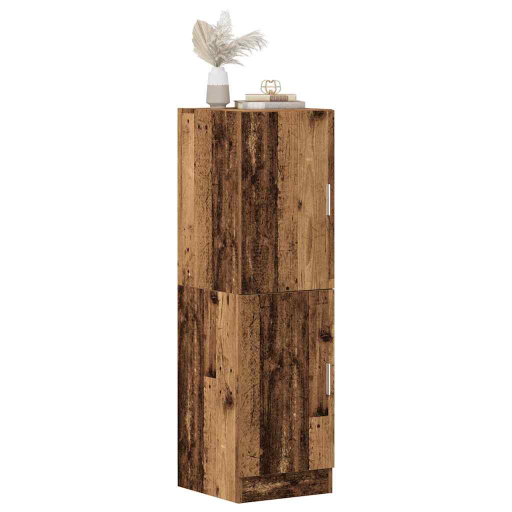 vidaXL Kitchen Cabinet Old Wood 38x41.5x131.5 cm Engineered Wood