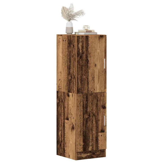 vidaXL Kitchen Cabinet Old Wood 38x41.5x131.5 cm Engineered Wood