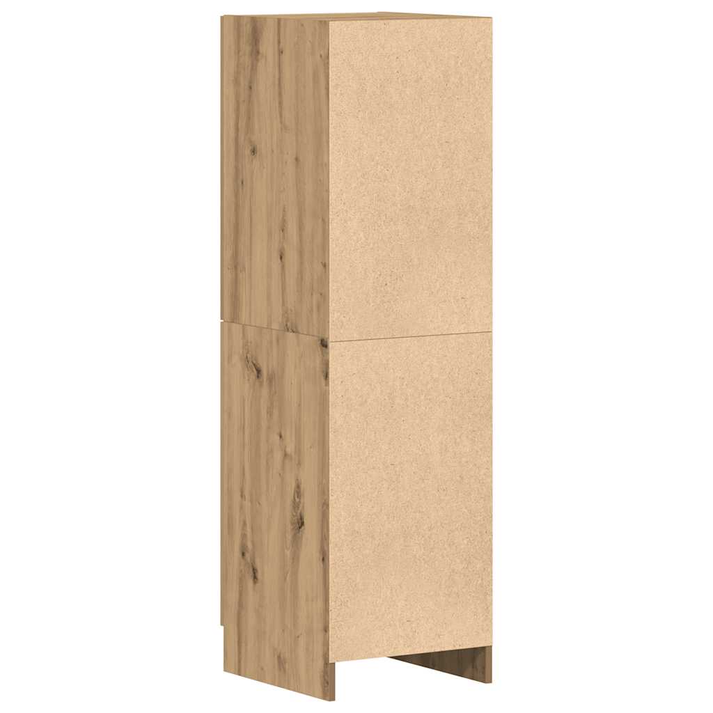 vidaXL Kitchen Cabinet Artisan Oak 38x41.5x131.5 cm Engineered Wood