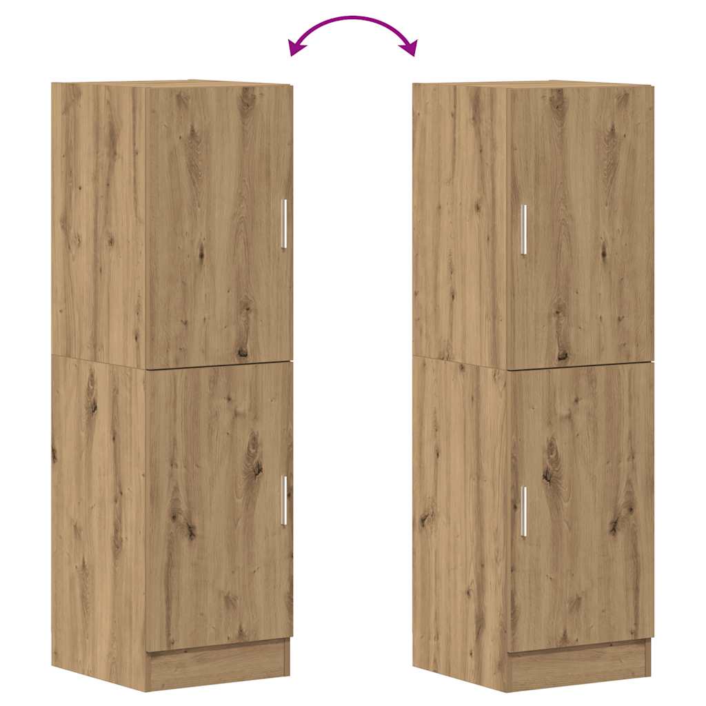 vidaXL Kitchen Cabinet Artisan Oak 38x41.5x131.5 cm Engineered Wood