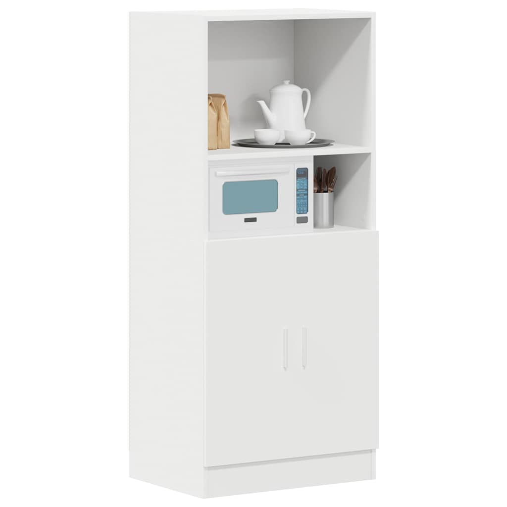vidaXL Kitchen Cabinet White 57x41,5x131,5 cm Engineered Wood