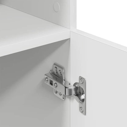 vidaXL Kitchen Cabinet White 57x41,5x131,5 cm Engineered Wood