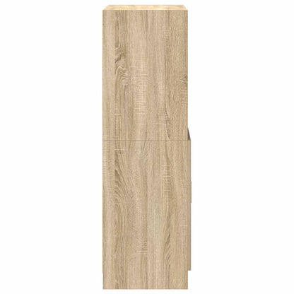 vidaXL Kitchen Cabinet Sonoma Oak 57x41.5x131.5 cm Engineered Wood