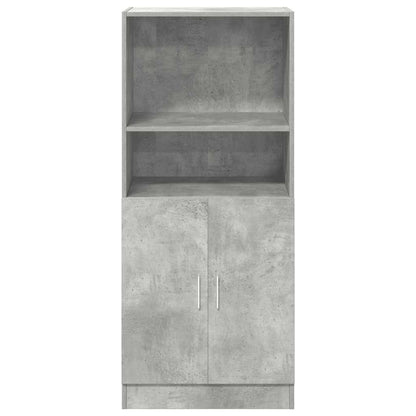 vidaXL Kitchen Cabinet Concrete Grey 57x41,5x131,5 cm Engineered Wood
