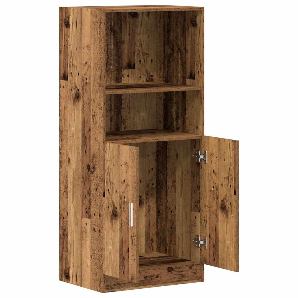 vidaXL Kitchen Cabinet Old Wood 57x41.5x131.5 cm Engineered Wood