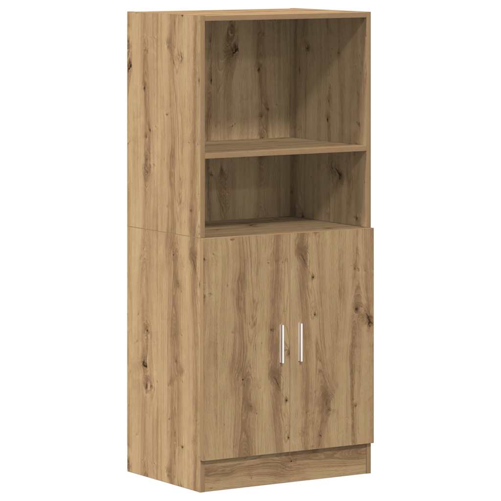 vidaXL Kitchen Cabinet Artisan Oak 57x41,5x131,5 cm Engineered Wood
