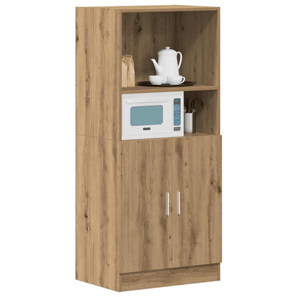 vidaXL Kitchen Cabinet Artisan Oak 57x41,5x131,5 cm Engineered Wood