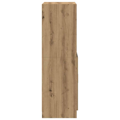 vidaXL Kitchen Cabinet Artisan Oak 57x41,5x131,5 cm Engineered Wood
