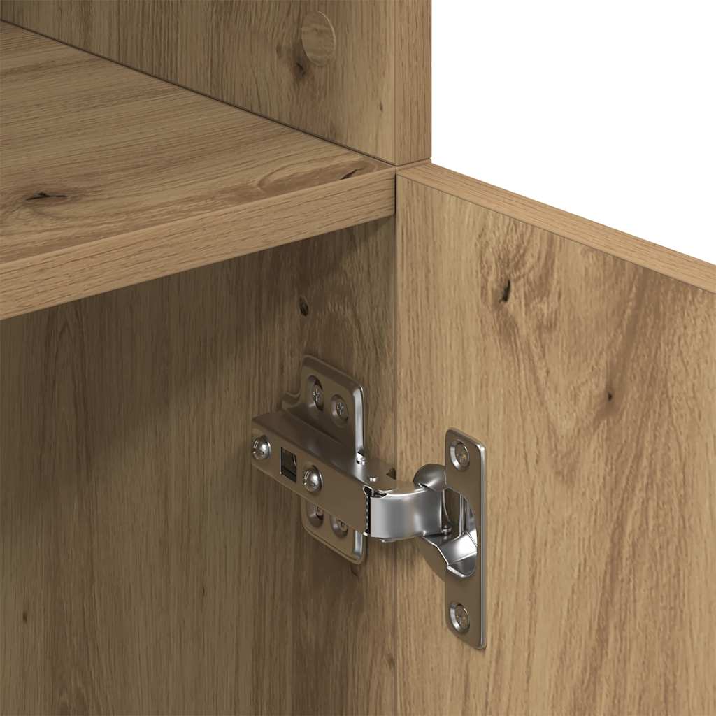 vidaXL Kitchen Cabinet Artisan Oak 57x41,5x131,5 cm Engineered Wood