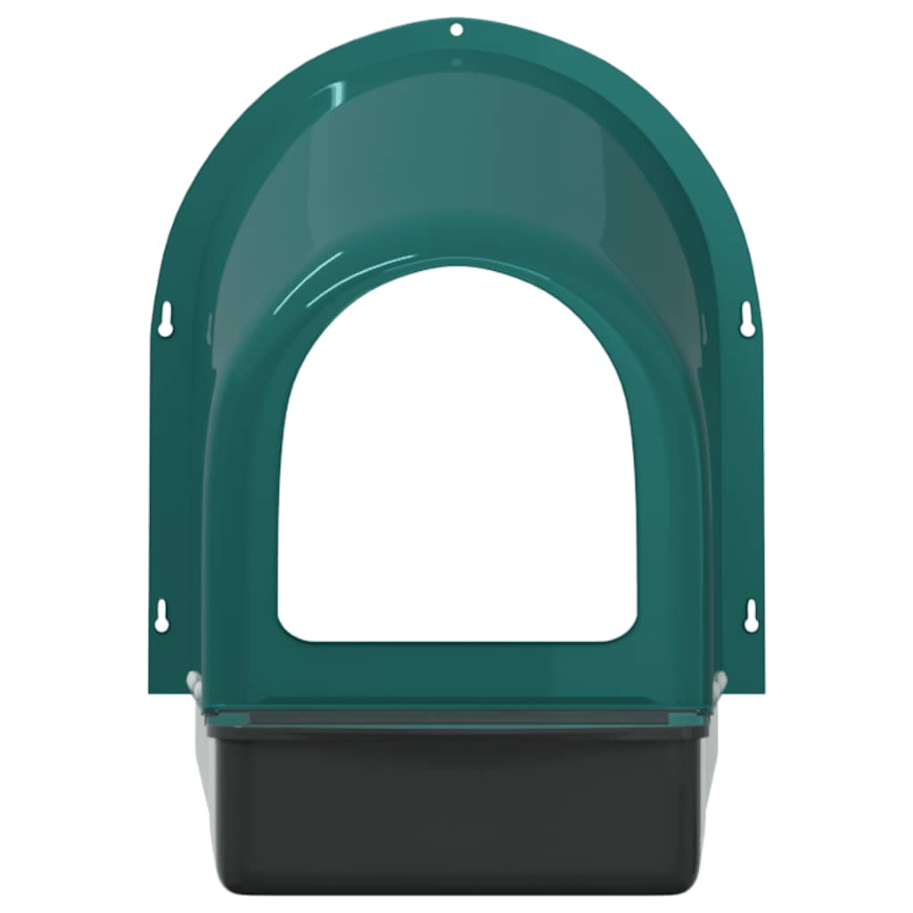 vidaXL Chicken Nesting Boxes 4 pcs Wall-Mounted Dark Green Plastic