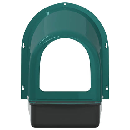 vidaXL Chicken Nesting Boxes 4 pcs Wall-Mounted Dark Green Plastic