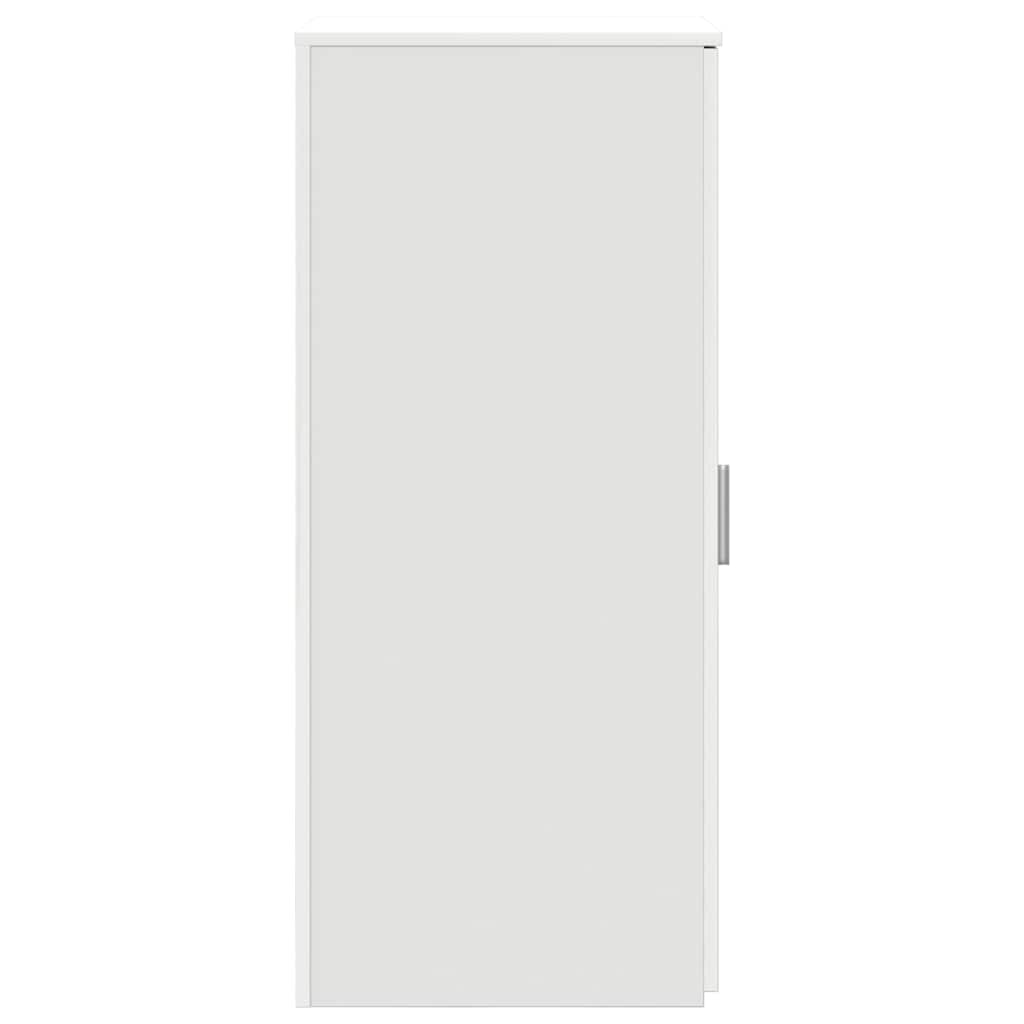 vidaXL Storage Cabinet White 40x45x103.5 cm Engineered Wood