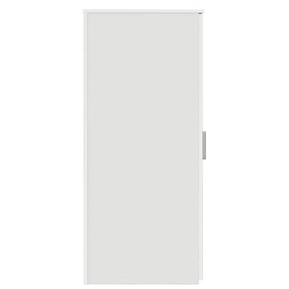 vidaXL Storage Cabinet White 40x45x103.5 cm Engineered Wood