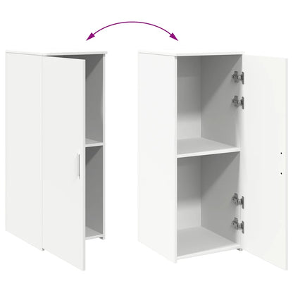 vidaXL Storage Cabinet White 40x45x103.5 cm Engineered Wood