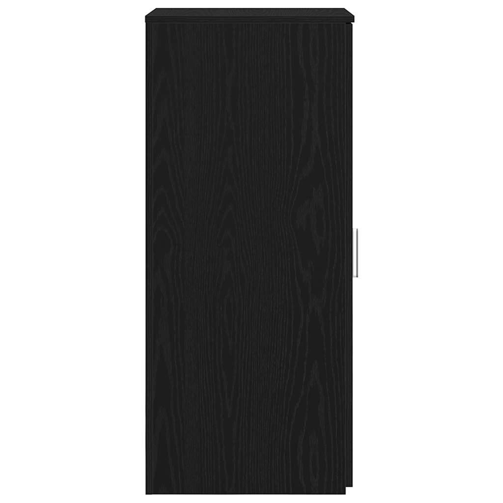 vidaXL Storage Cabinet Black 40x45x103.5 cm Engineered Wood
