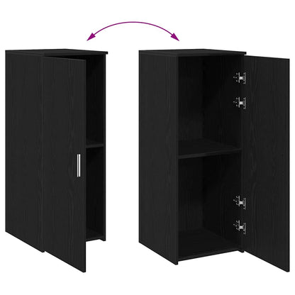 vidaXL Storage Cabinet Black 40x45x103.5 cm Engineered Wood