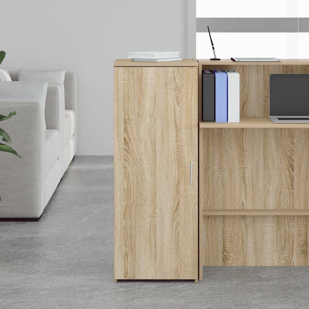 vidaXL Storage Cabinet Sonoma Oak 40x45x103,5 cm Engineered Wood